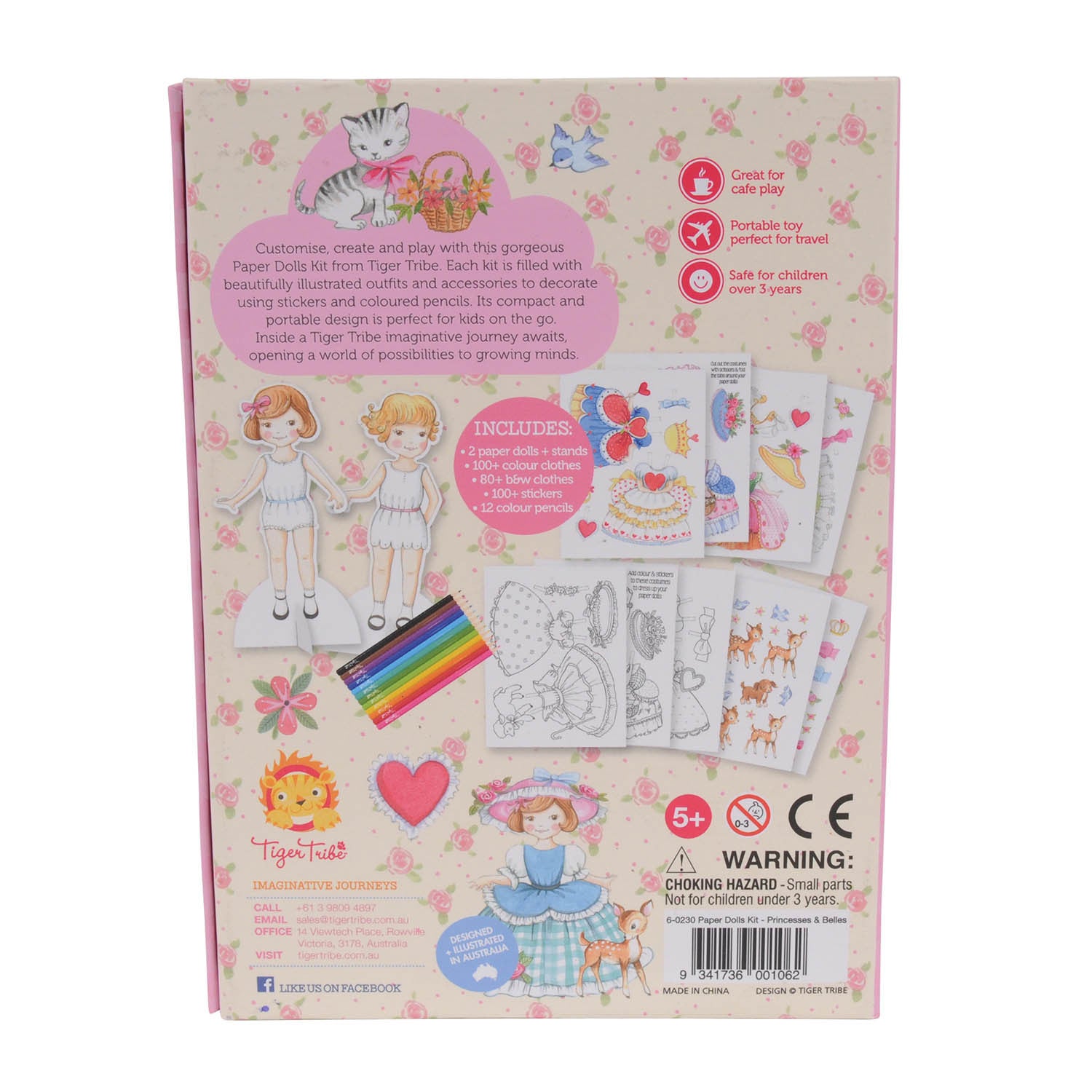 Paper Doll Kit - Princesses and Belles - Sweet Pea Kids