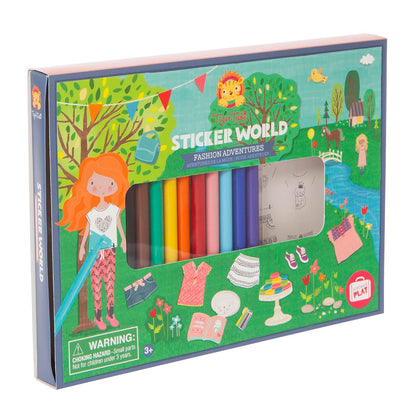 Sticker World - Fashion Adventures - Sweet Pea Kids