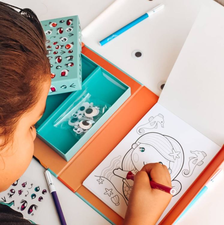 Tiger Tribe | Colouring Set In Mermaids Design