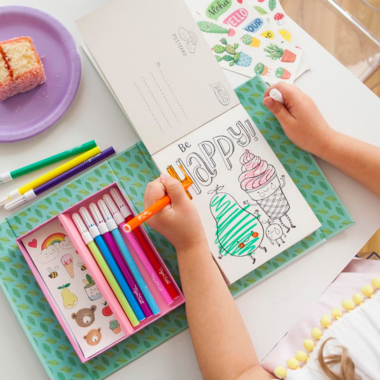 Postcard Kit — Assorted Greeting Postcards for Correspondence, Collecting, and Crafts