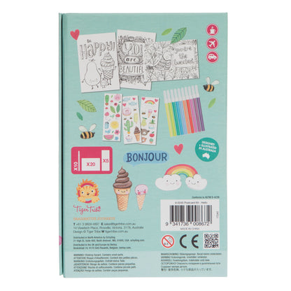 Postcard Kit — Assorted Greeting Postcards for Correspondence, Collecting, and Crafts