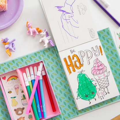 Postcard Kit — Assorted Greeting Postcards for Correspondence, Collecting, and Crafts