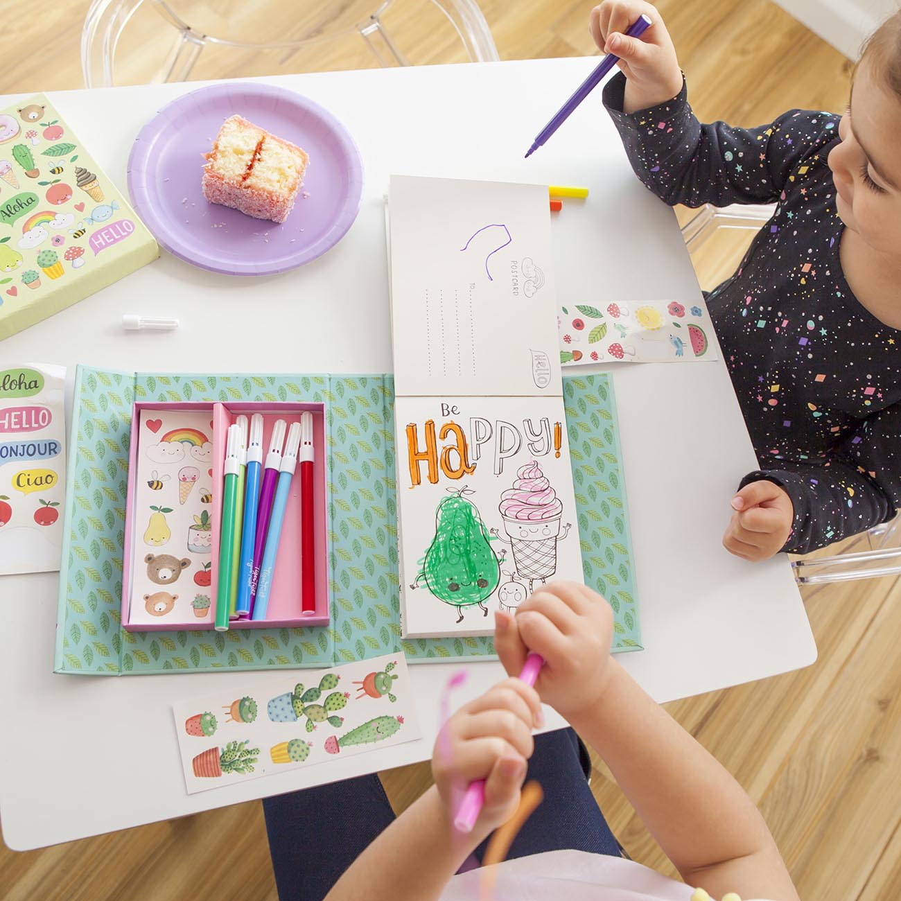 Postcard Kit — Assorted Greeting Postcards for Correspondence, Collecting, and Crafts