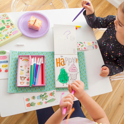 Postcard Kit — Assorted Greeting Postcards for Correspondence, Collecting, and Crafts