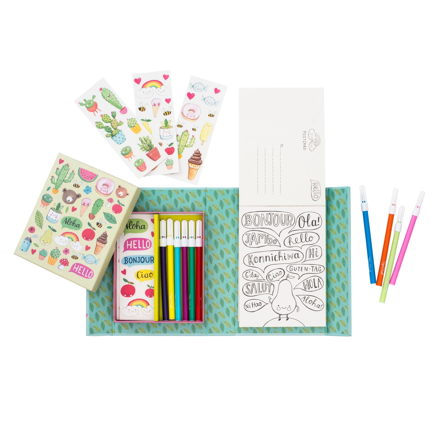 Postcard Kit — Assorted Greeting Postcards for Correspondence, Collecting, and Crafts