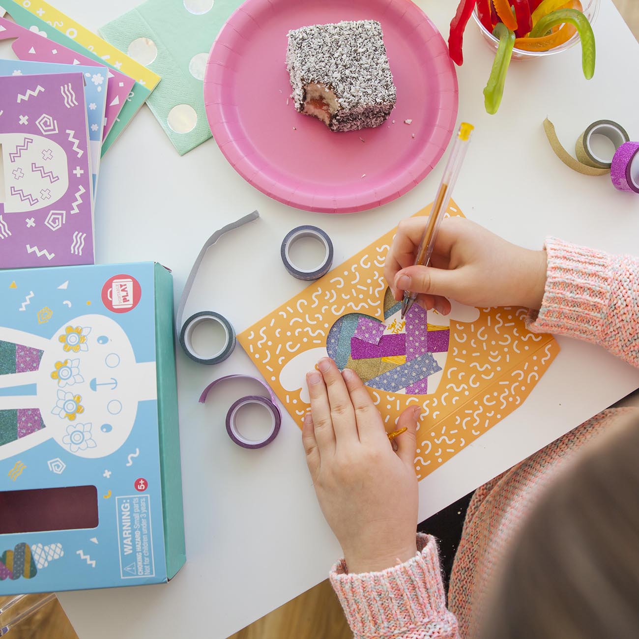 Glitter Tape Art - Sparkle Pop