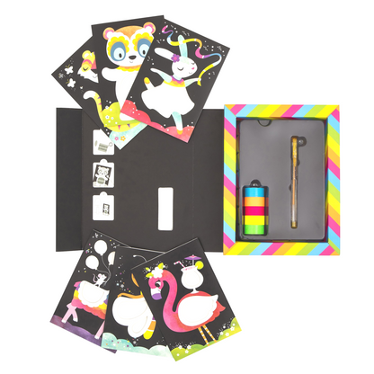 Neon Tape Art - Electric Animals