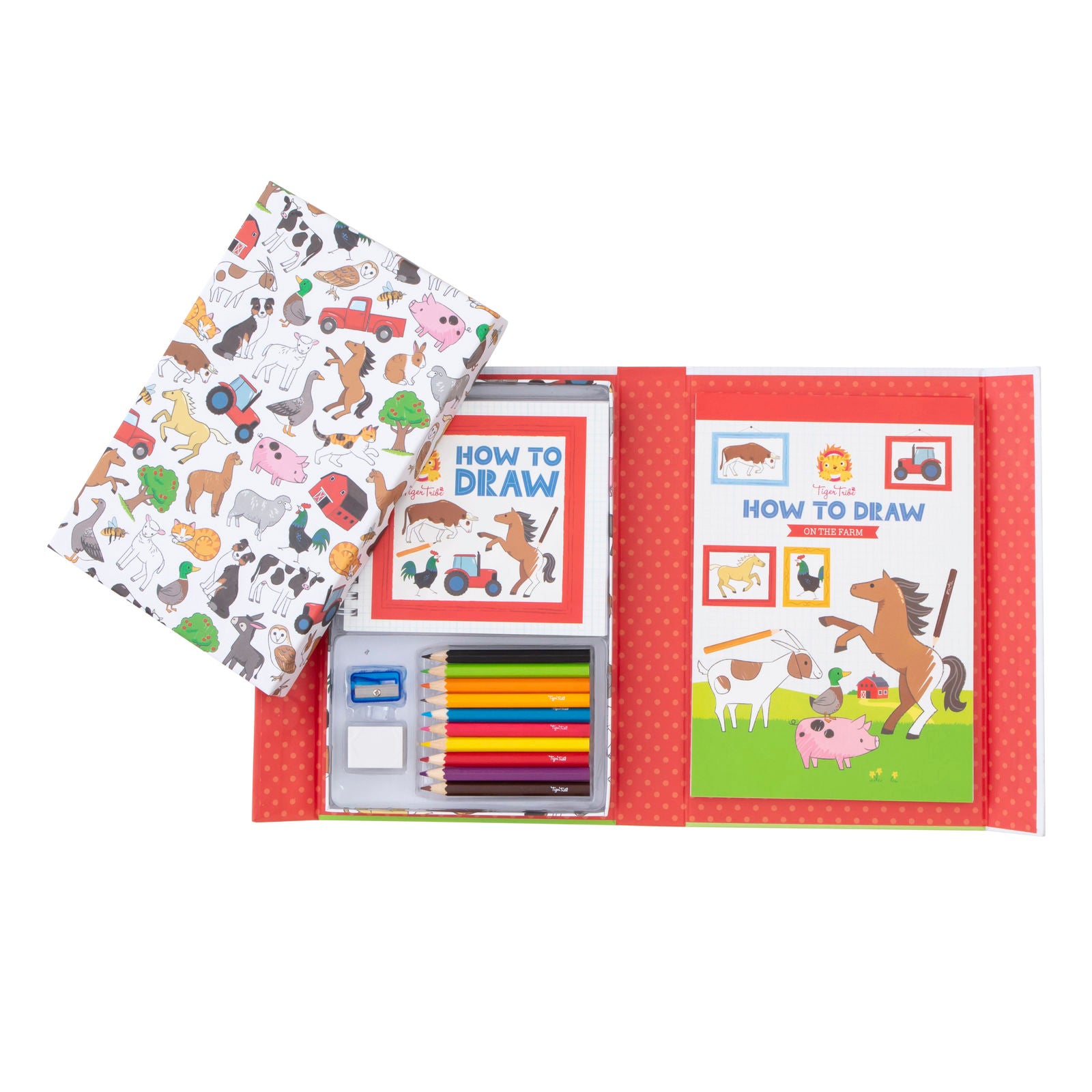 Tiger Tribe |How to Draw On The Farm Colouring Set | Order Online