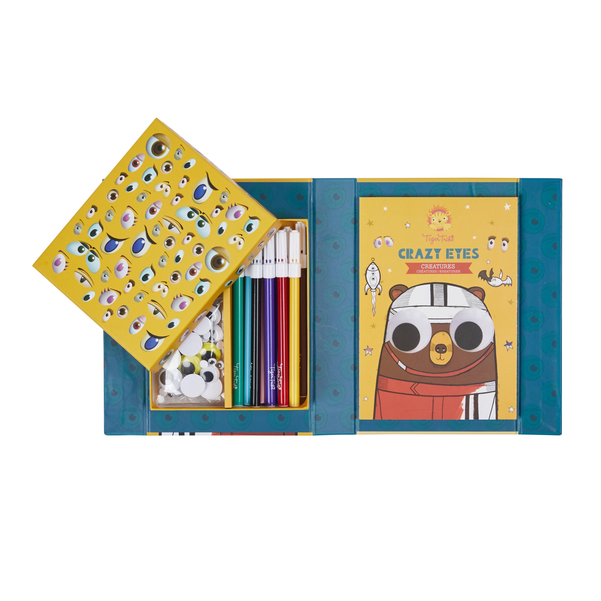 Colouring Set: Crazy Eyes - Creatures - Sweet Pea Kids