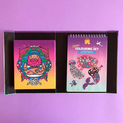 مجموعة تلوين لامعة - أحلام المحيط