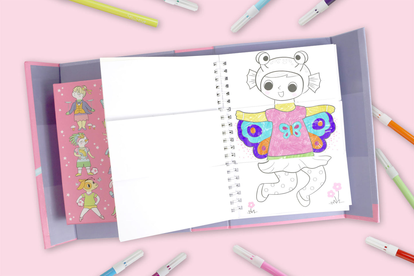 Colouring Set - Character Mash-Up Activity Pack for Creative Play for Kids & Families