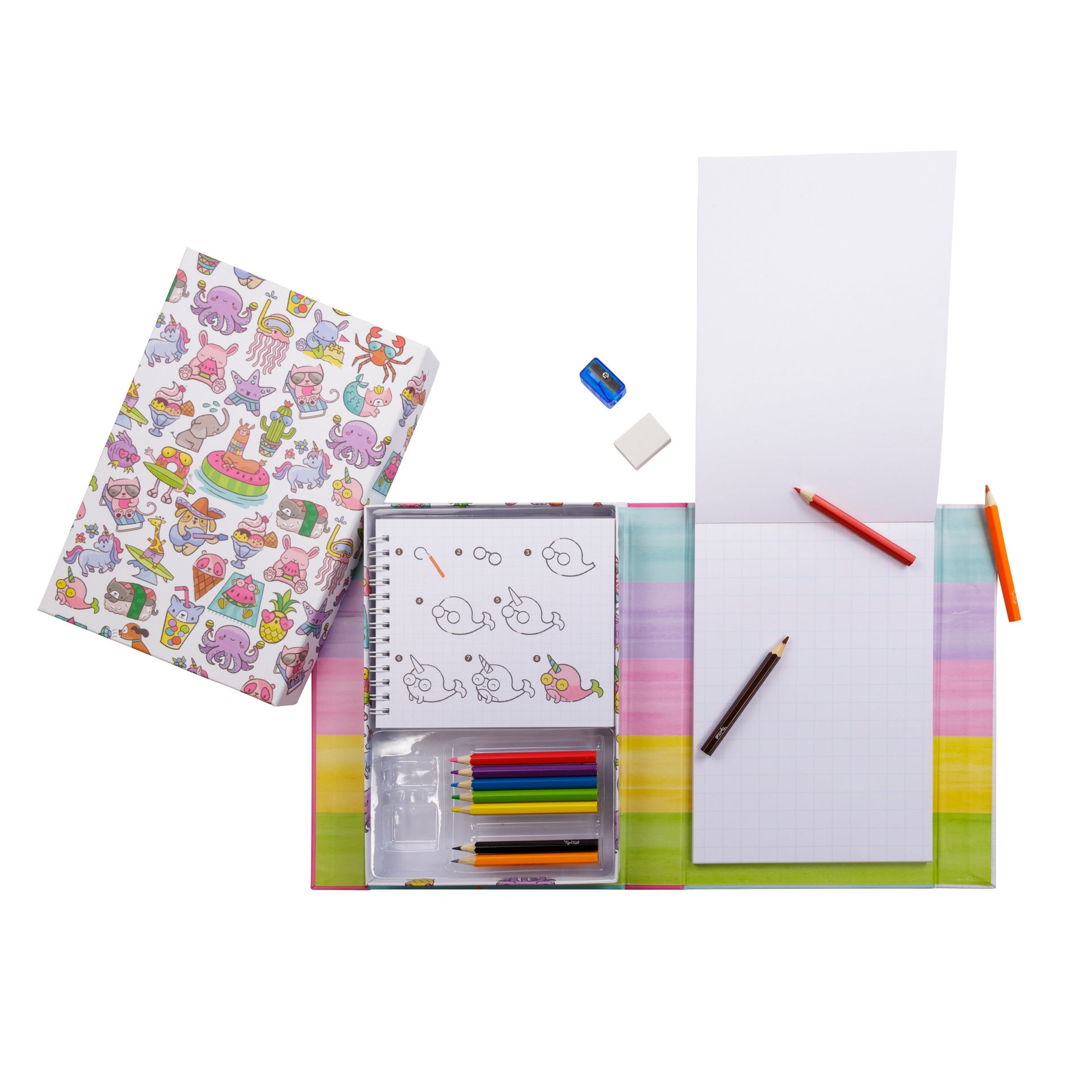 Tiger Tribe | How to Draw Summer Fun Colouring Set | 5 Years+