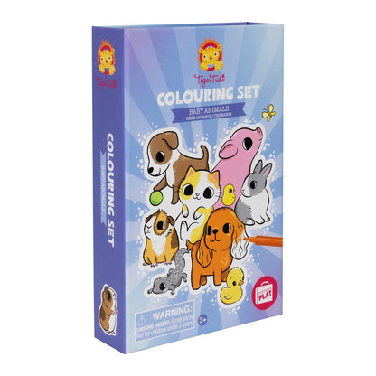 Colouring Set - Assorted Themed Activity Pack for Kids with Multiple Scenes
