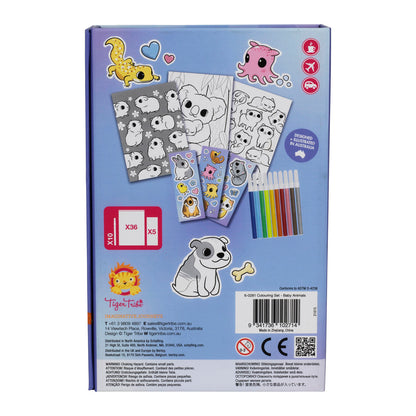 Colouring Set - Assorted Themed Activity Pack for Kids with Multiple Scenes
