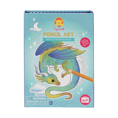 Tiger Tribe | Pencil Art - Metallic Blend & Shade | 8 Years+