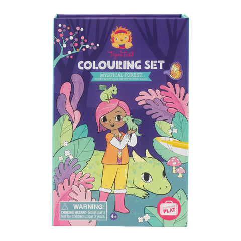 Tiger Tribe | Colouring Set In Mystical Forest Design