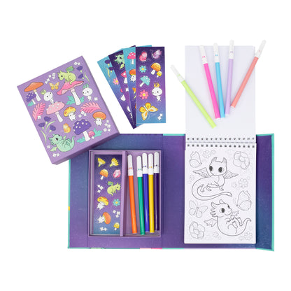 Colouring Set - Assorted Themed Activity Pack for Kids with Multiple Scenes