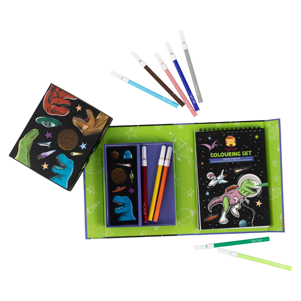 Colouring Set - Assorted Themed Activity Pack for Kids with Multiple Scenes