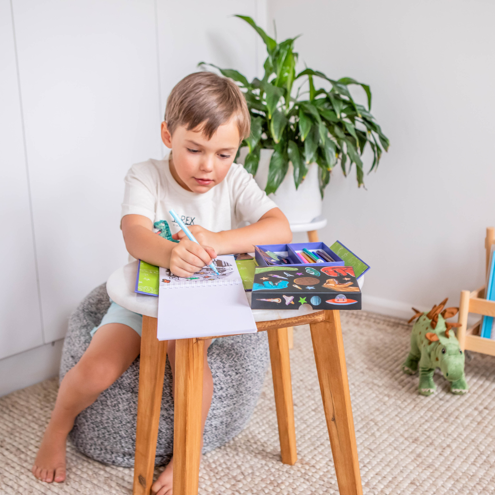 Colouring Set - Assorted Themed Activity Pack for Kids with Multiple Scenes