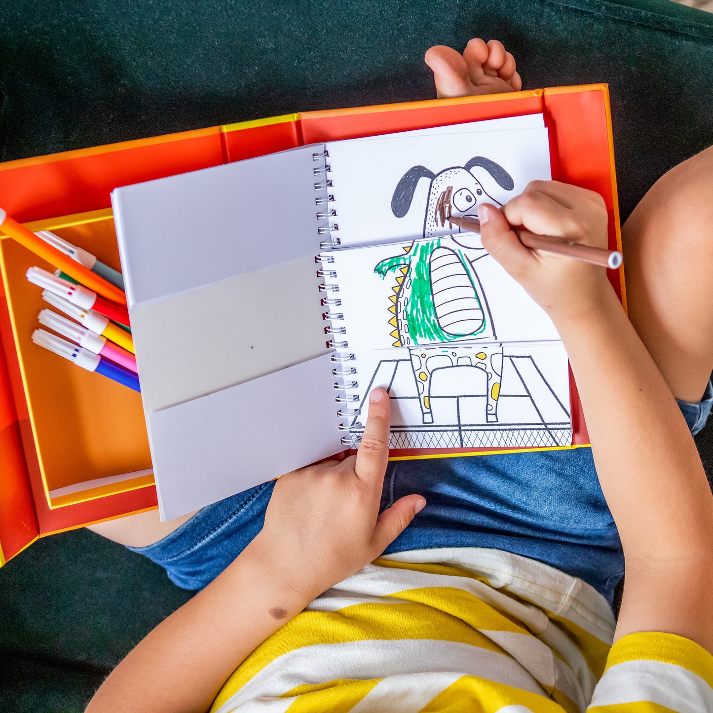 Colouring Set - Character Mash-Up Activity Pack for Creative Play for Kids & Families