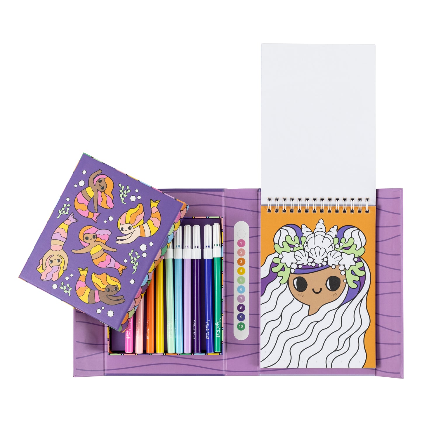 Colouring Activity Pack Featuring Mermaids and Garden Friends for Kids