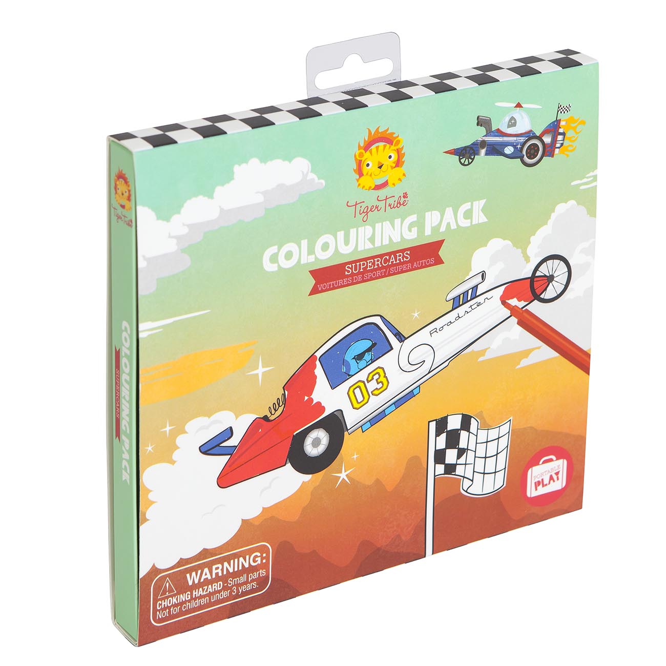 Colouring Pack - Supercars - Sweet Pea Kids