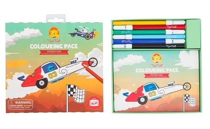 Colouring Pack - Supercars - Sweet Pea Kids