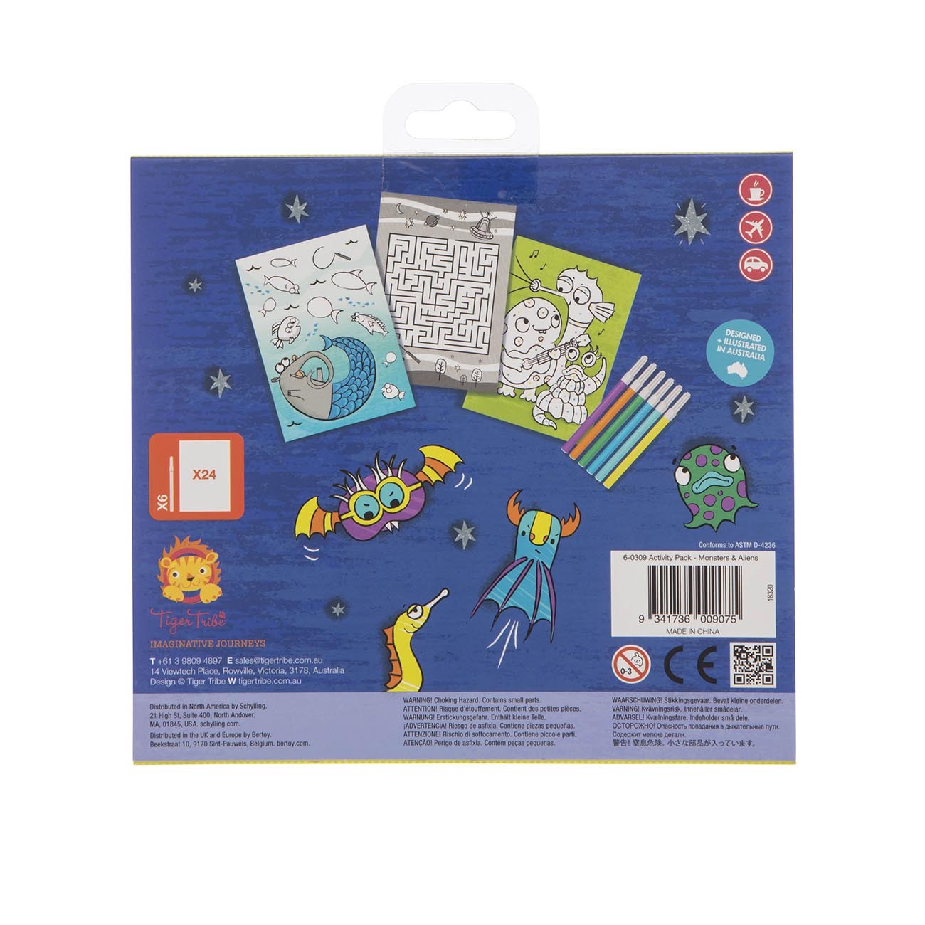 Activity Pack - Monsters & Aliens - Sweet Pea Kids