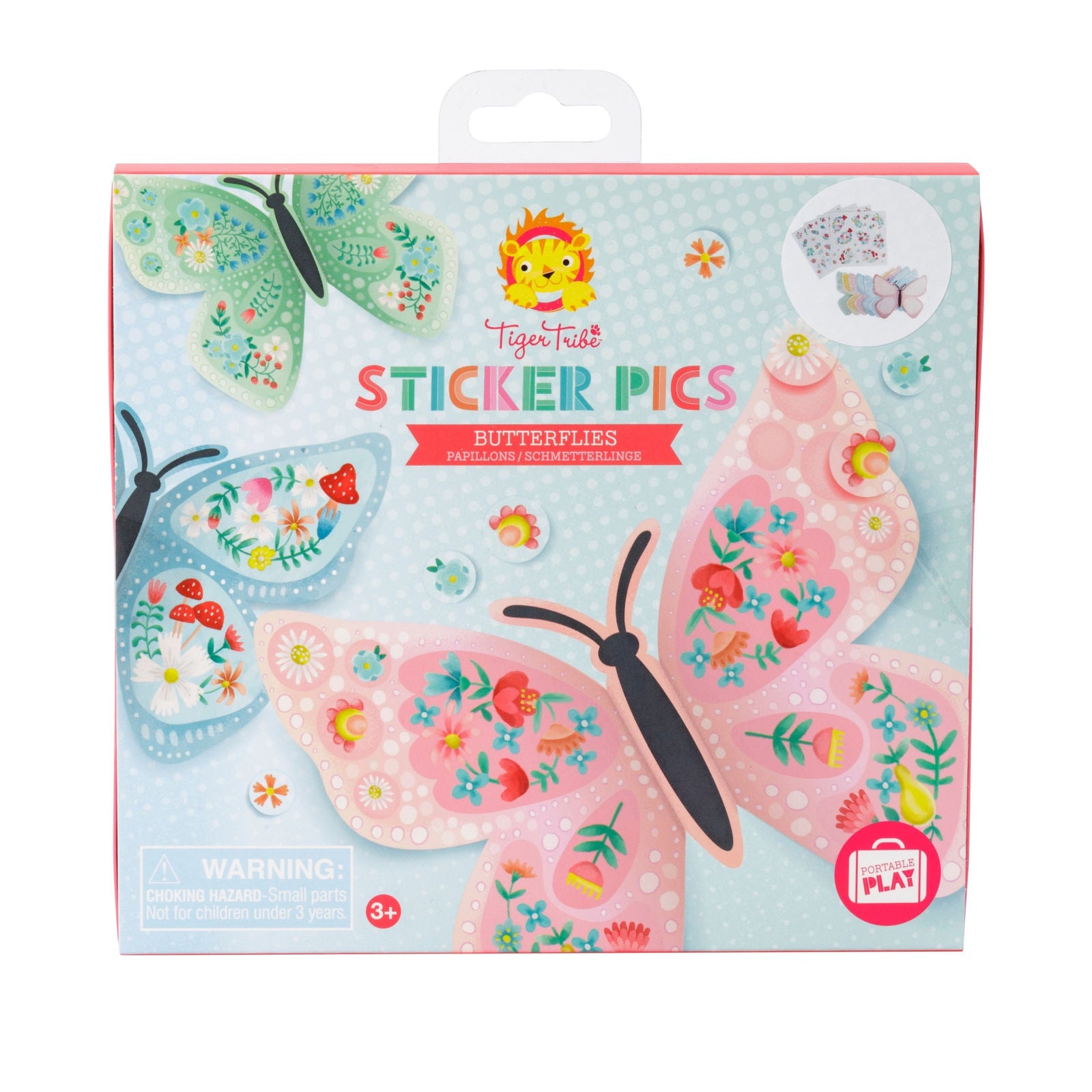 Tiger Tribe | 3D Sticker Pics - Butterflies | 3 Years+