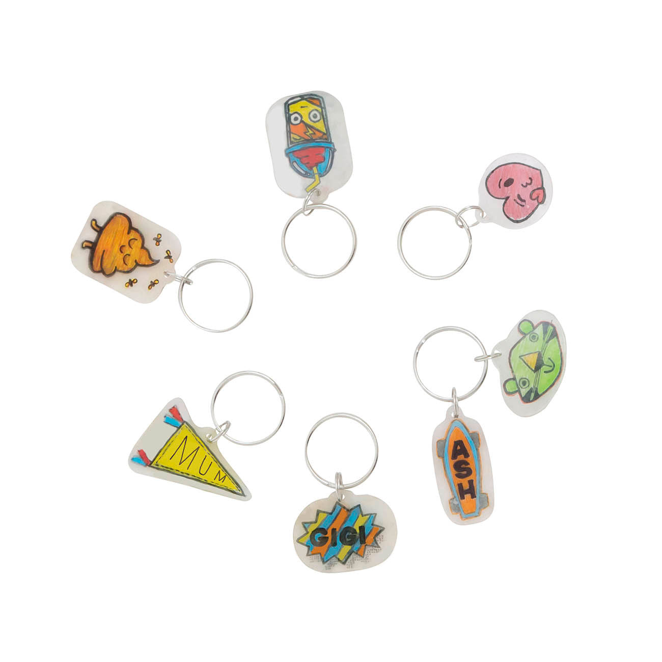 Shrinkies - DIY Fun - Make Your Own Keyrings - Sweet Pea Kids