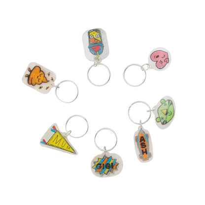 Shrinkies - DIY Fun - Make Your Own Keyrings - Sweet Pea Kids