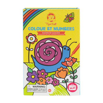Order Tiger Tribe | Colour by Numbers - Rainbow Garden