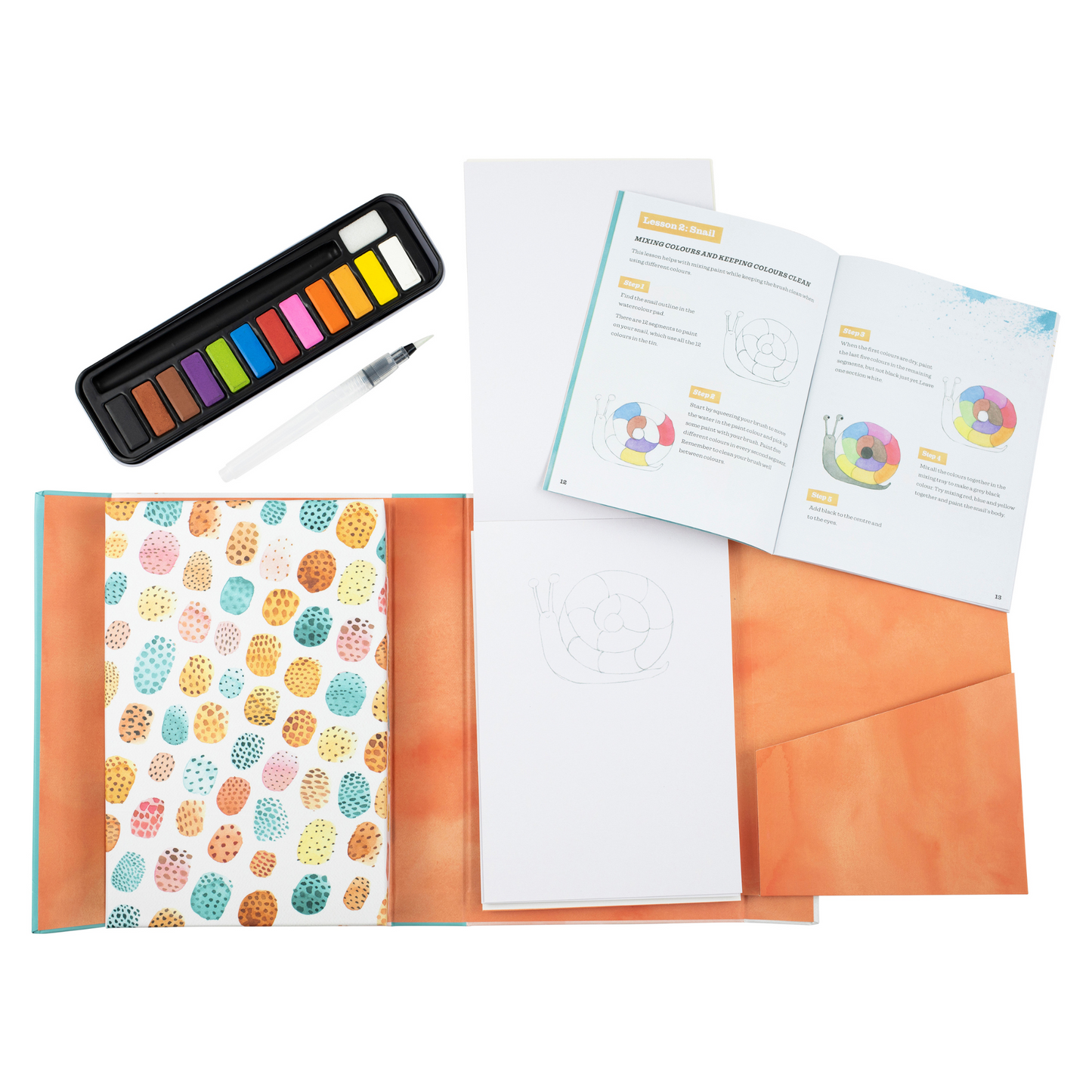 Tiger Tribe | How to Paint Watercolour Animals Colouring Set