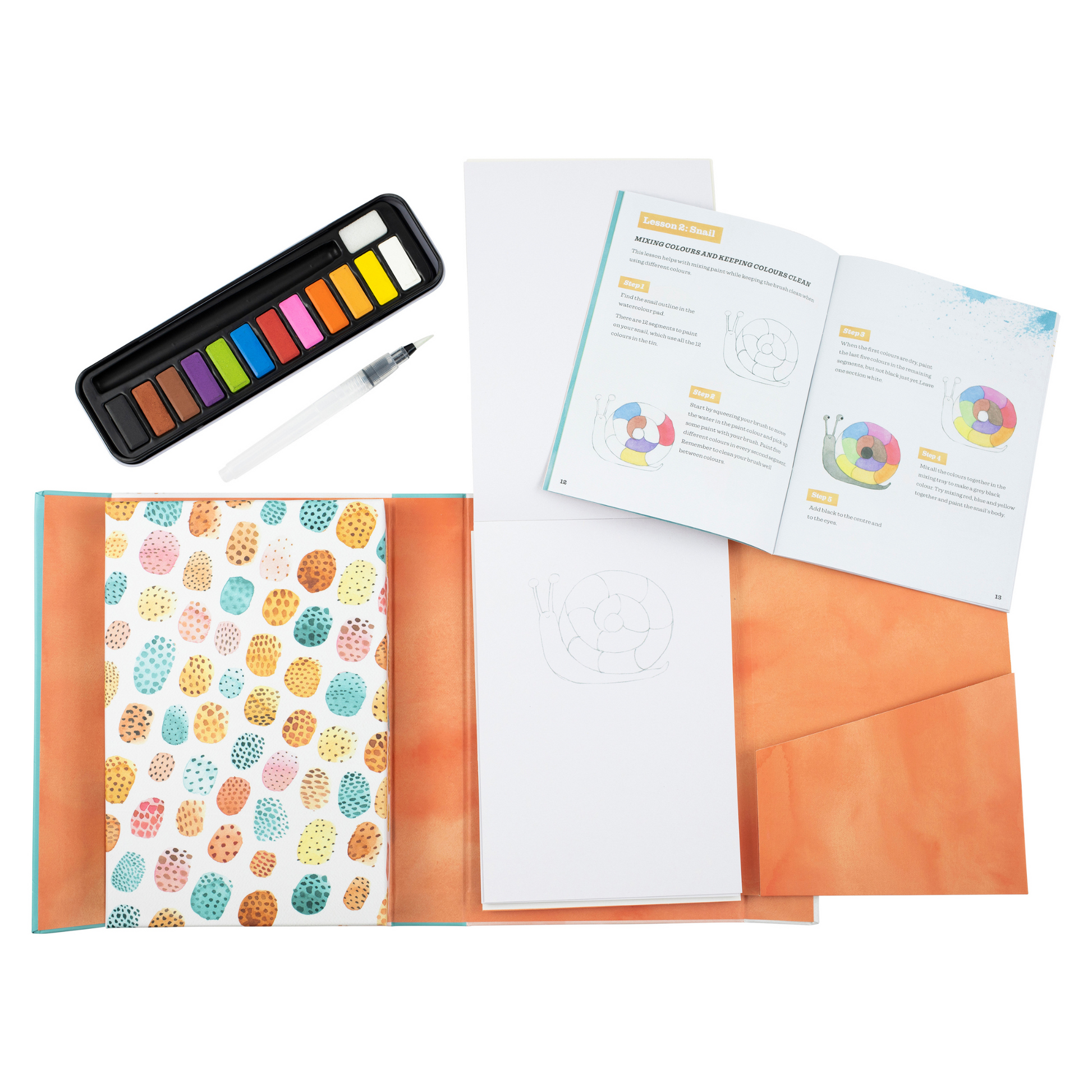 Tiger Tribe | How to Paint Watercolour Animals Colouring Set