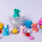 Tiger Tribe | Set Of 4 Unicorn Erasers | Suitable For 3 Years+ | Order Online