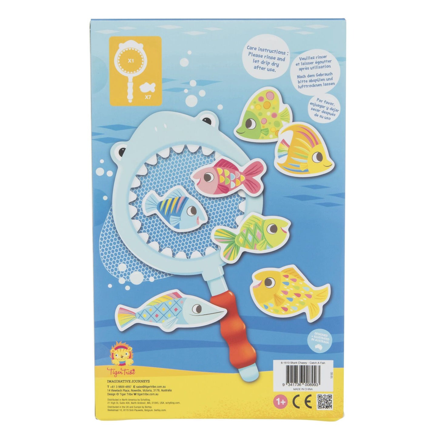Shark Chasey - Catch a Fish & Waterworks - Pipeline Bath Toy Set for Kids