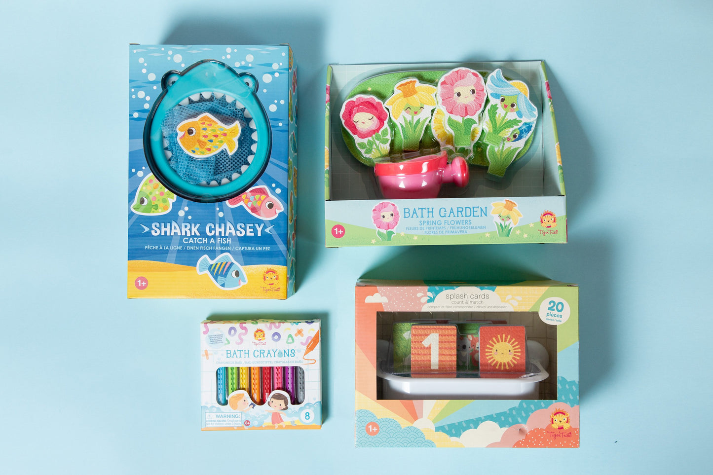 Shark Chasey - Catch a Fish & Waterworks - Pipeline Bath Toy Set for Kids