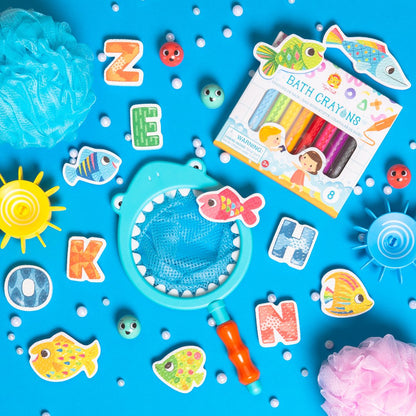 Shark Chasey - Catch a Fish & Waterworks - Pipeline Bath Toy Set for Kids