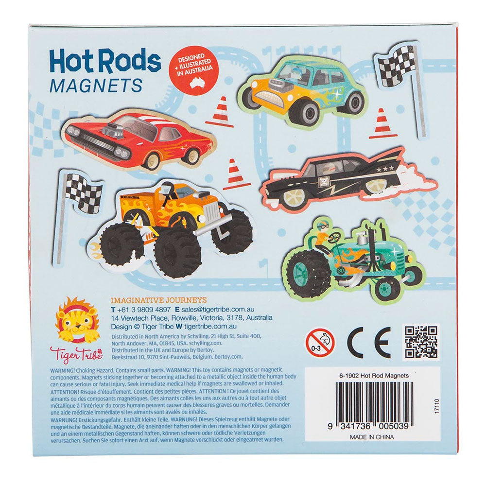 Hot Rod Magnets - Sweet Pea Kids