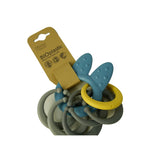 Bioplastic Tiny Teether Ring Chain - Rabbit (Blue)