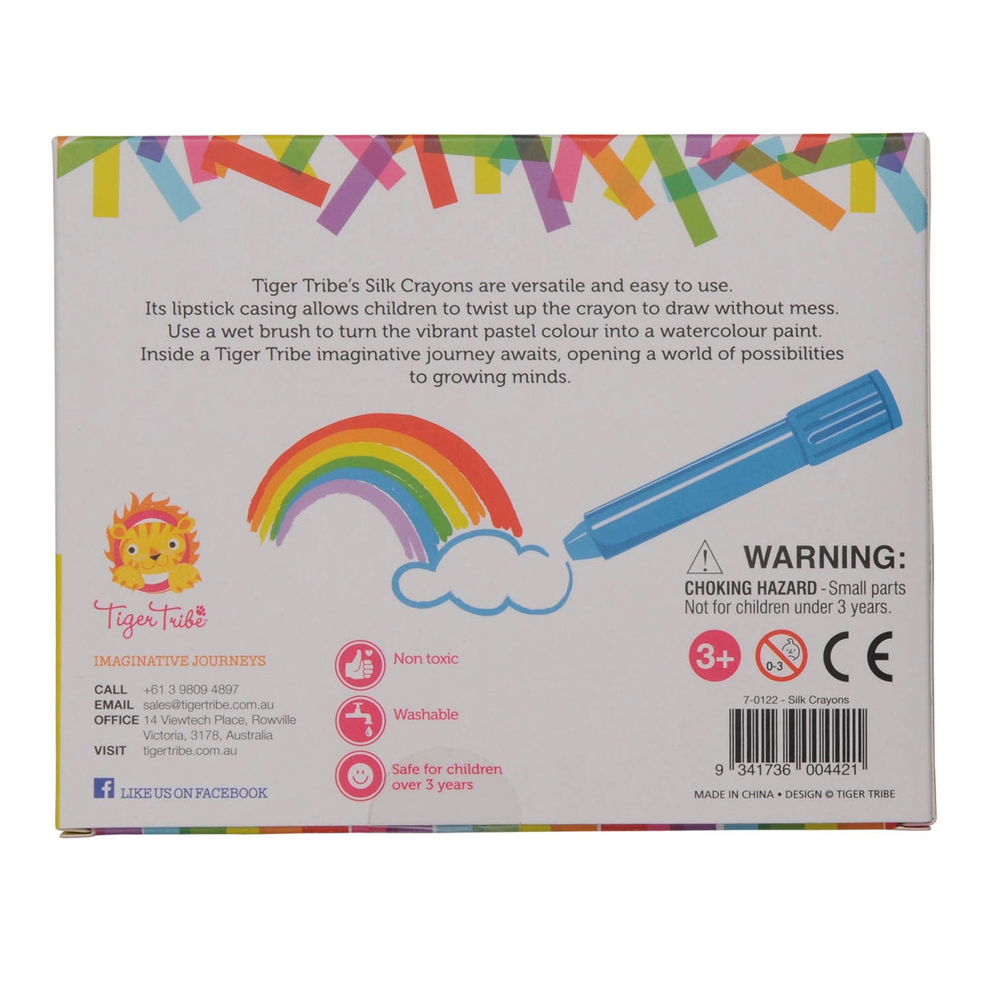Tiger Tribe - Silk Crayons - Sweet Pea Kids