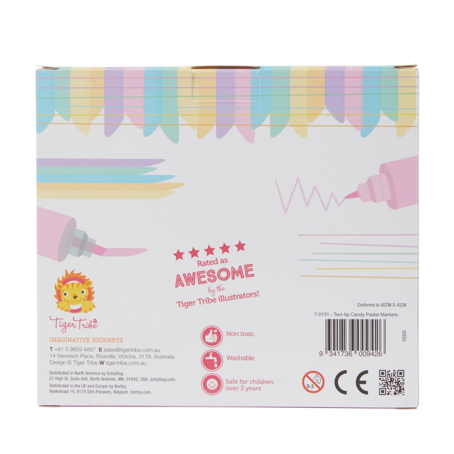 Two - Tip Candy Pastel Markers - Sweet Pea Kids