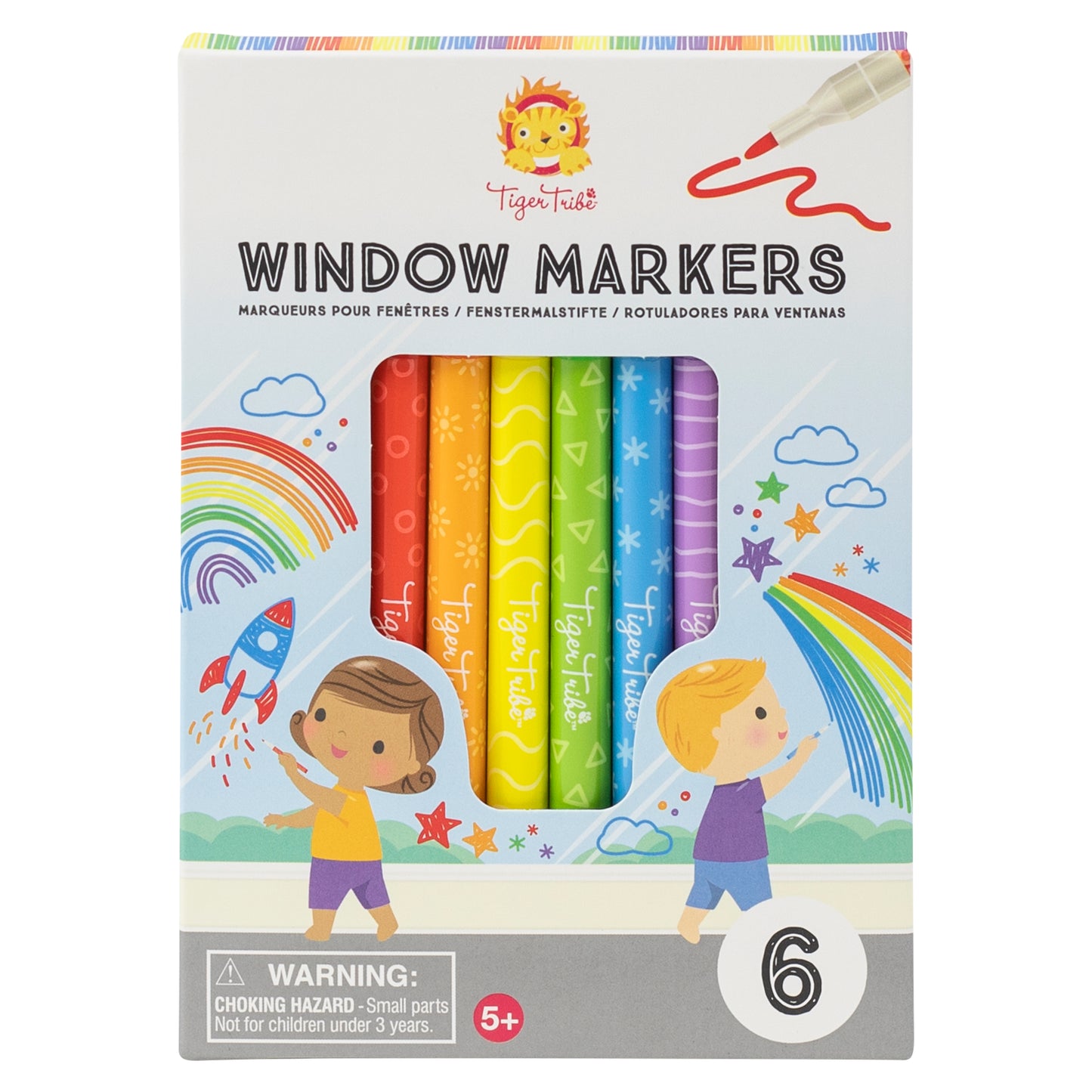 Tiger Tribe | Water Soluble Window Markers | Sweet Pea