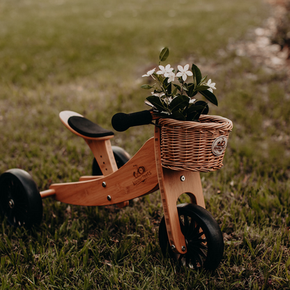 Order Online Kinderfeets Wicker Bike Basket