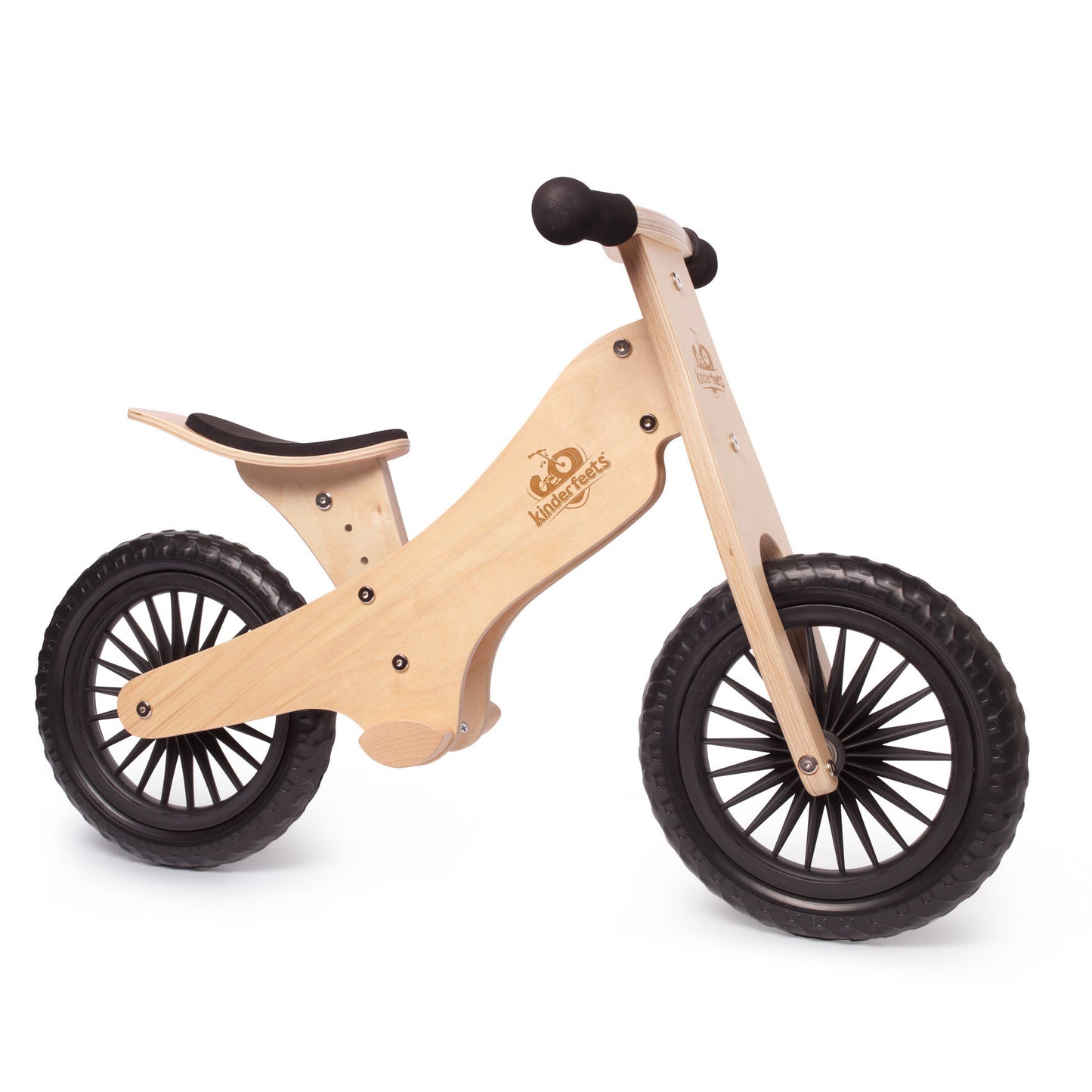 Balance Bike - Wooden Toddler Bike with Low Seat, Lightweight Frame for Beginners