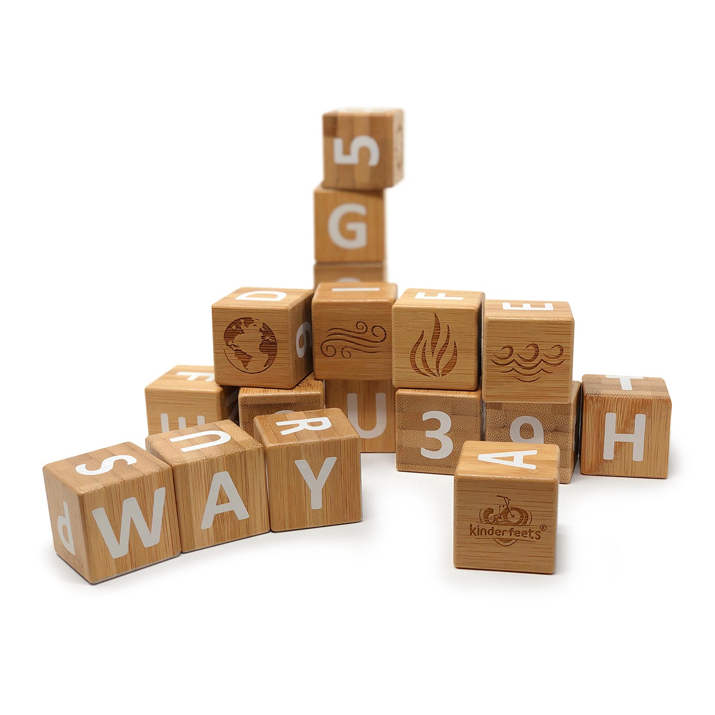 مكعبات الخيزران ABC