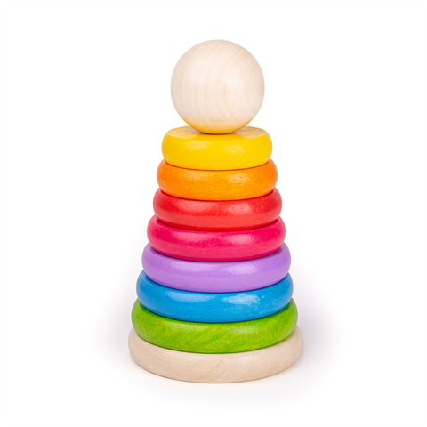 Bigjigs | First Rainbow Stacker | Age 1 Year+ | Order Online