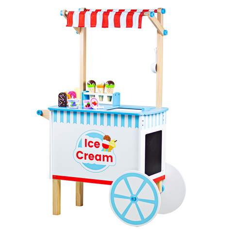 Bigjigs | Ice Cream Cart | Wooden Toy Set | Sweet Pea Dubai
