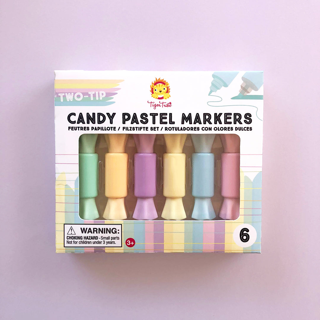 Two - Tip Candy Pastel Markers - Sweet Pea Kids