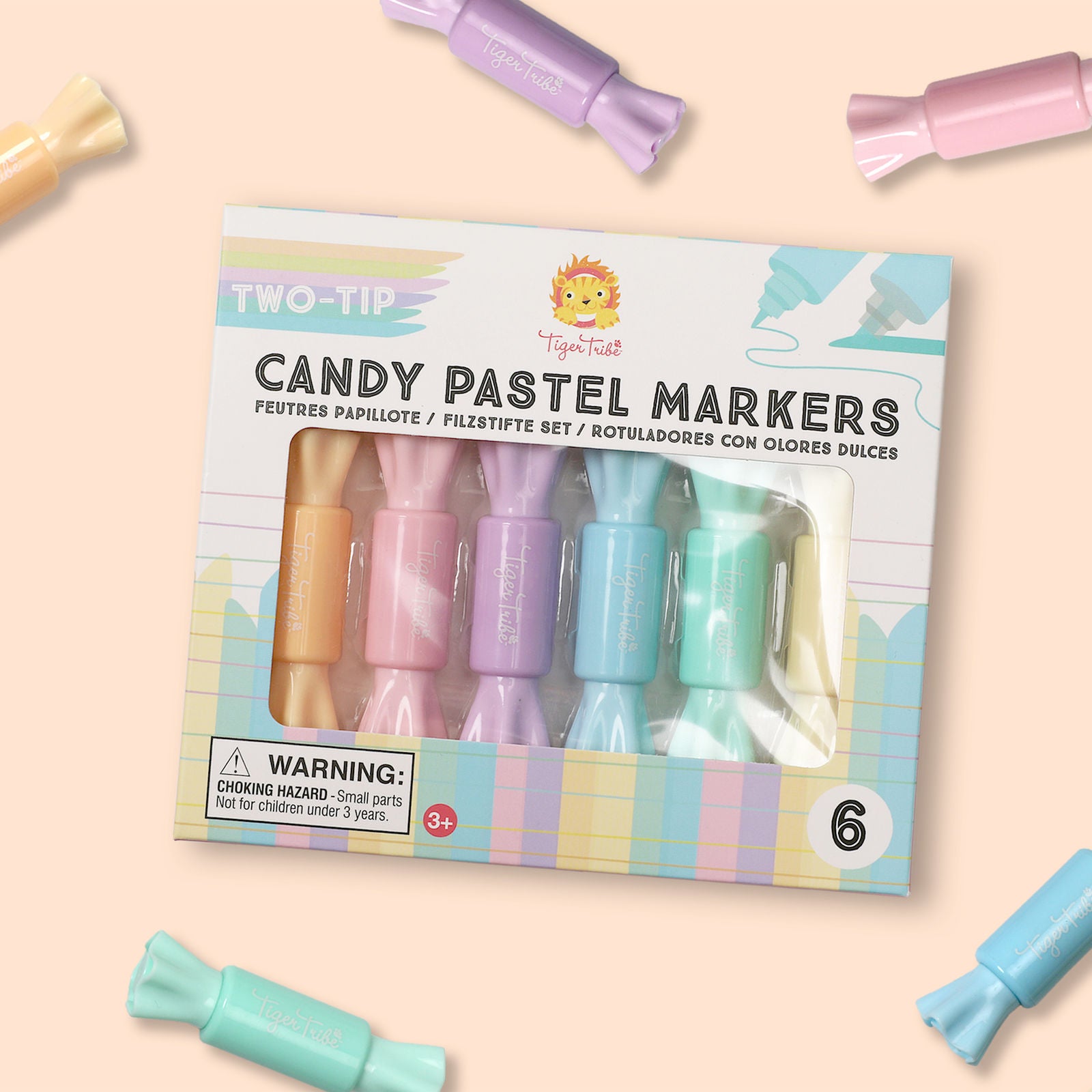 Two - Tip Candy Pastel Markers - Sweet Pea Kids